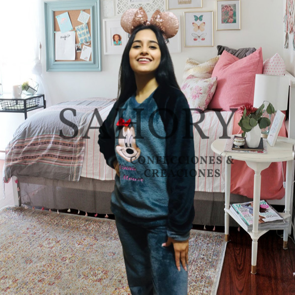 Pijama de Felpa Anti-Alérgica Mini