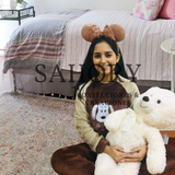 Pijama de Felpa Anti-Alérgica Perrito