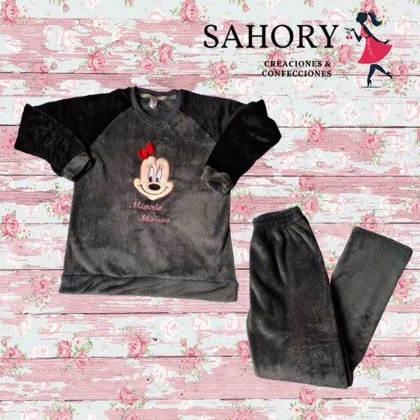 Pijama de Felpa Anti-Alérgica Mini