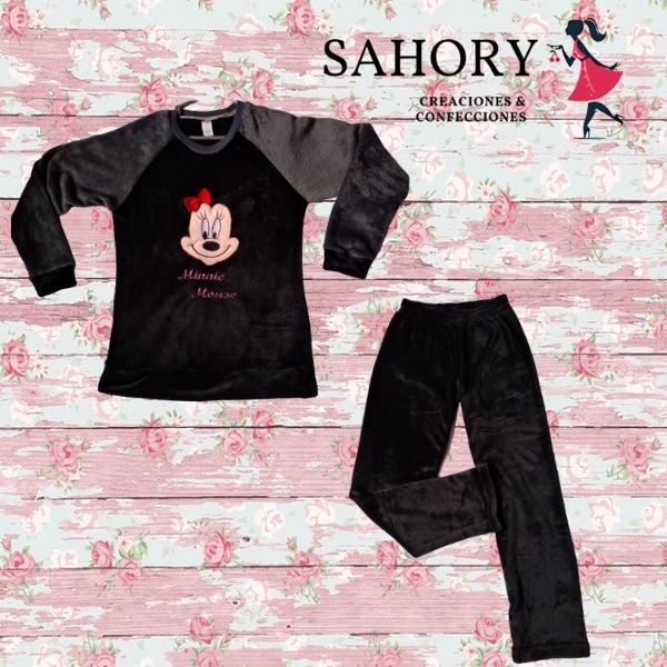 Pijama de Felpa Anti-Alérgica Mini